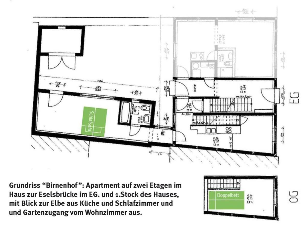 Haus Zur Eselsbruecke Appartement Tangermünde Buitenkant foto