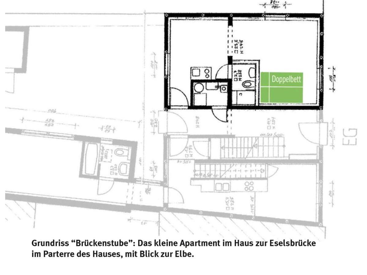 Haus Zur Eselsbruecke Appartement Tangermünde Buitenkant foto