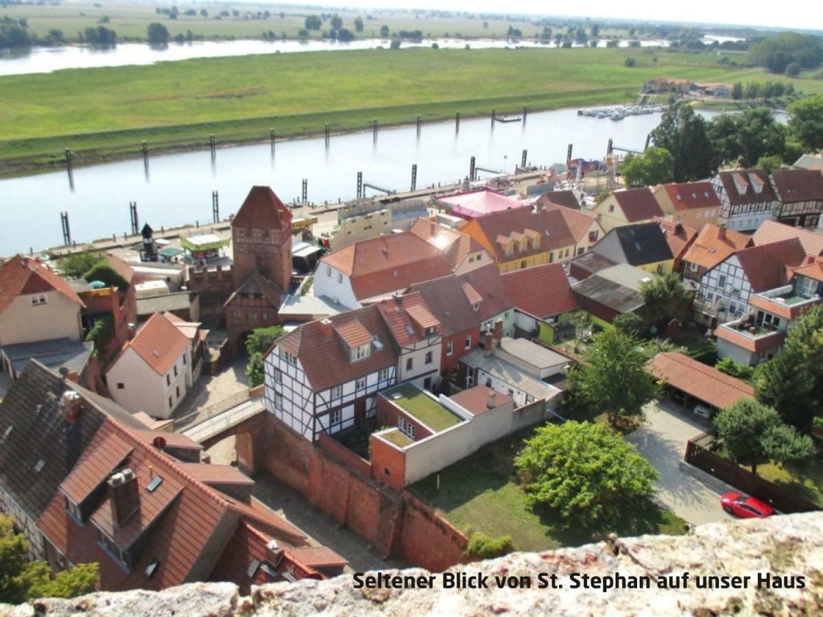Haus Zur Eselsbruecke Appartement Tangermünde Buitenkant foto