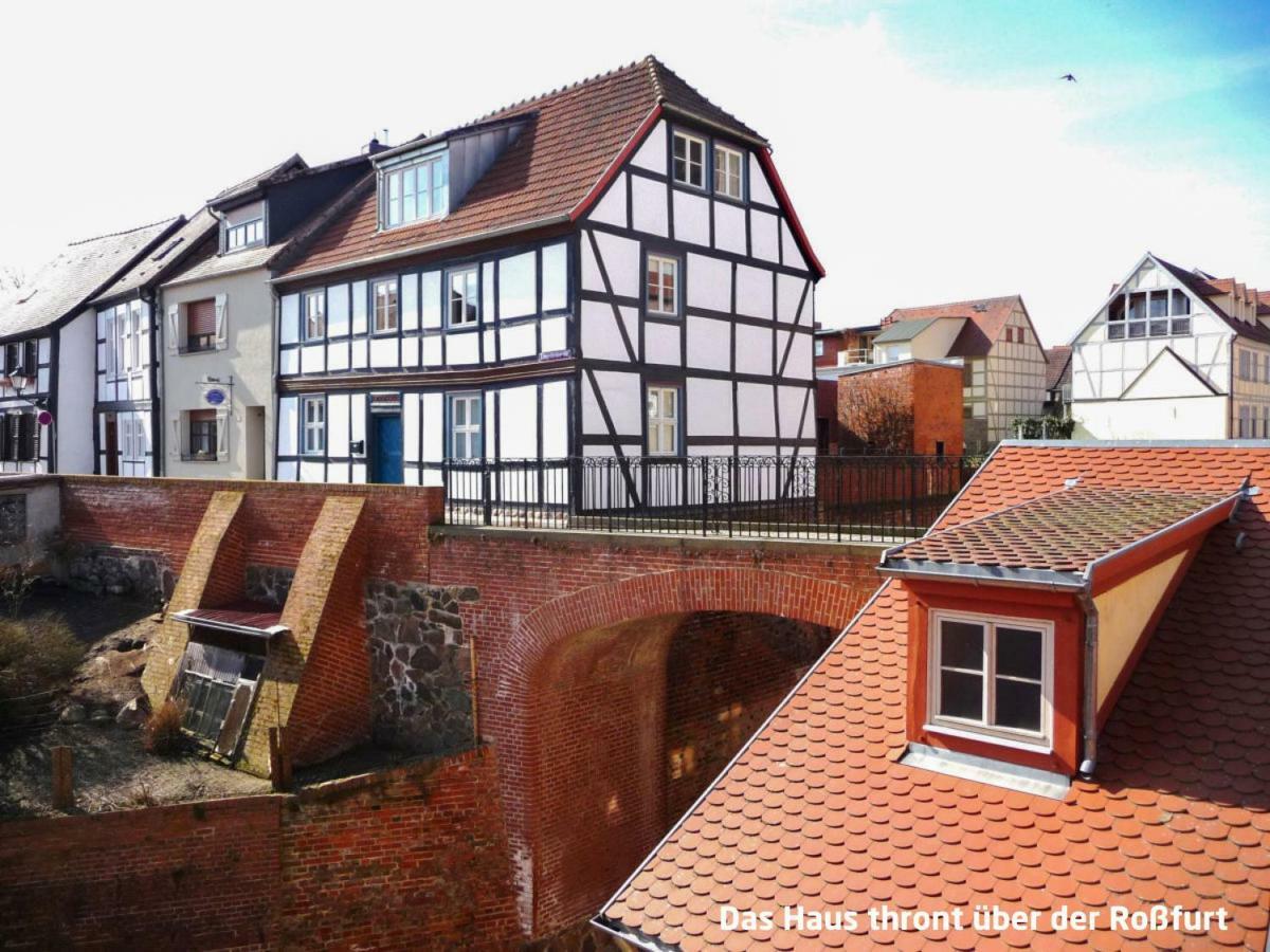 Haus Zur Eselsbruecke Appartement Tangermünde Buitenkant foto